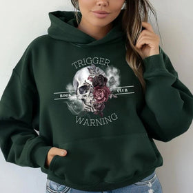Trigger Warning Reading Hoodie