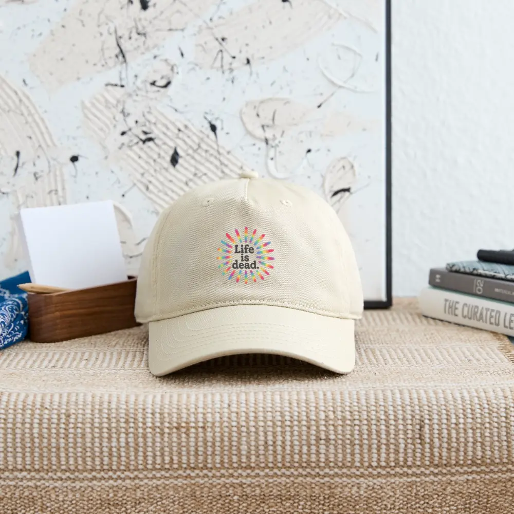 Life is Dead TieDye Sunburst Dad Hat