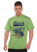 Spun Bamboo British Motorcycle Men's Bamboo Viscose/Organic Cotton Short Sleeve Graphic T-Shirt — main product shot