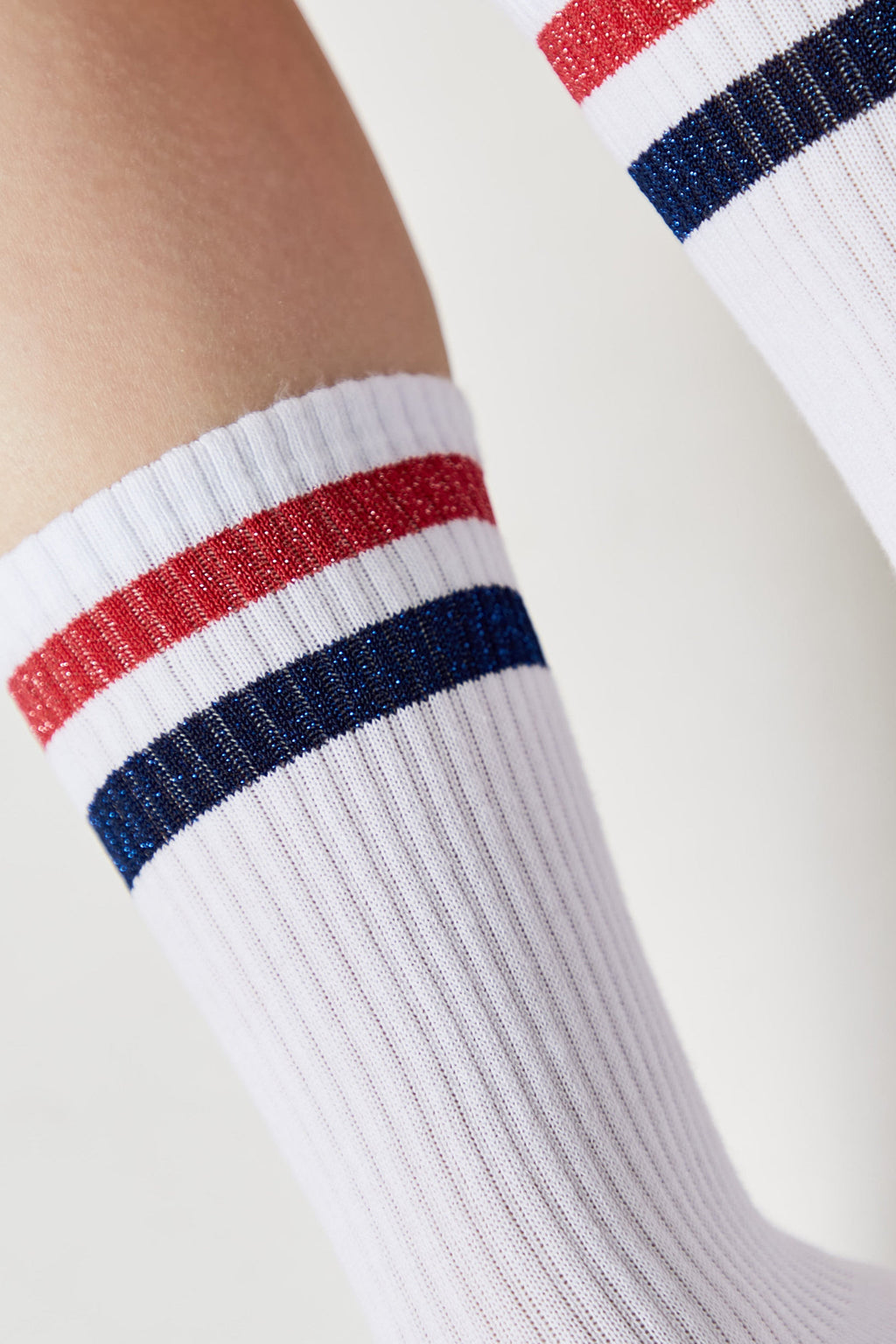 TheRanok.com Conte Cotton Long Socks Active 157 - Lurex Stripes — lifestyle context