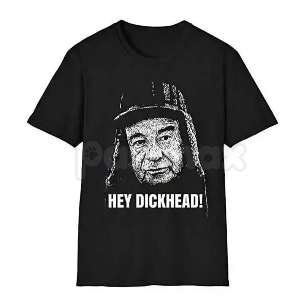 Pasimax "Hey Dickhead!" Funny Graphic Tee – Sarcastic Obnoxious Joke T-Shirt, Premium 100% Cotton Unfiltered Humor Top, Soft 