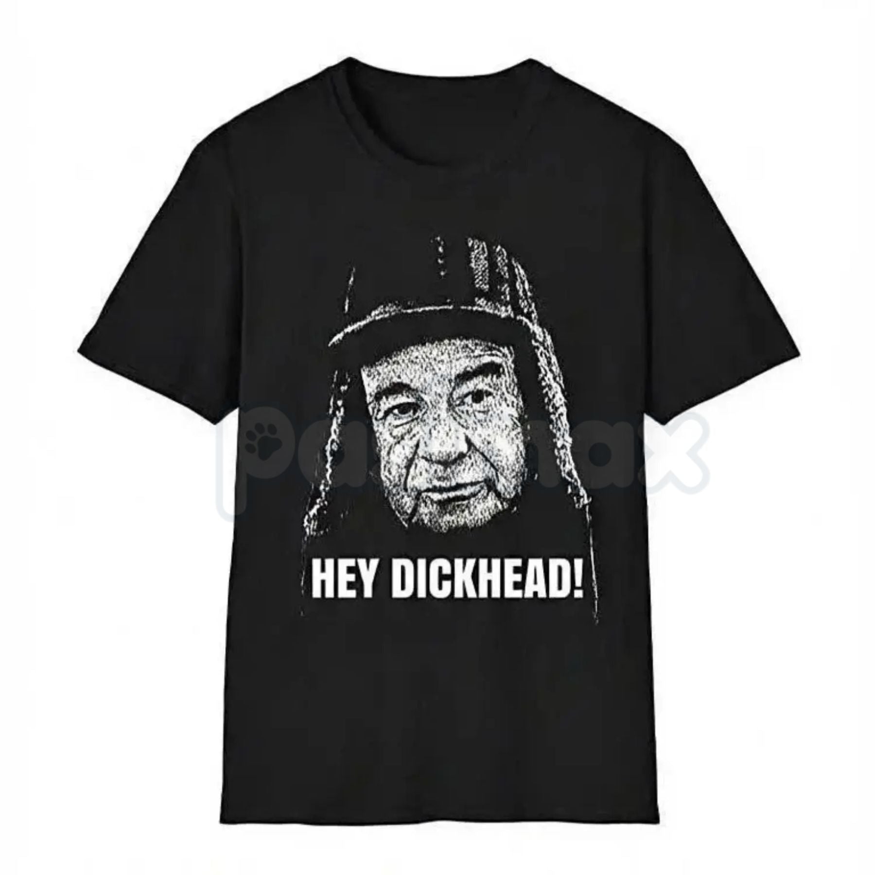 Pasimax "Hey Dickhead!" Funny Graphic Tee – Sarcastic Obnoxious Joke T-Shirt, Premium 100% Cotton Unfiltered Humor Top, Soft 