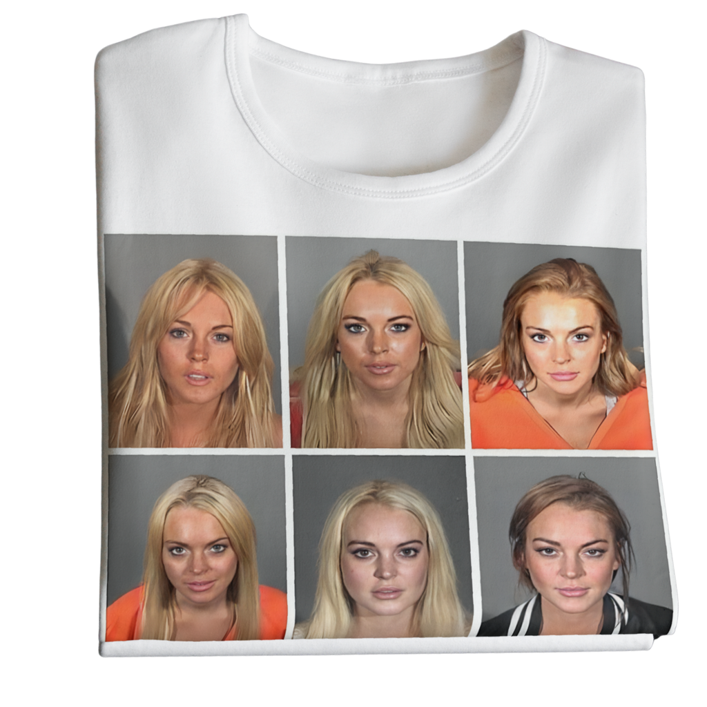 Hustle City Clothing LiLo Mugshot T-shirt — comparison shot