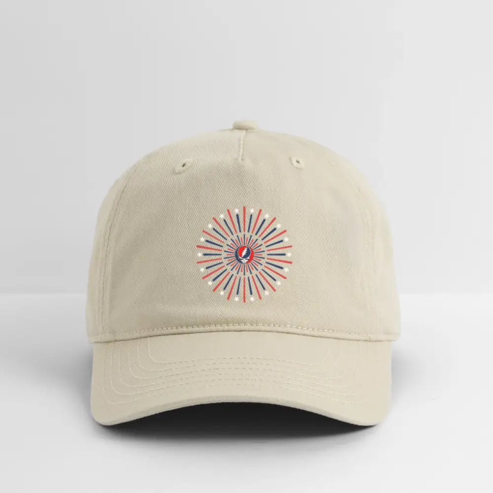 Stealie Fireworks Life is Dead Stealie Dad Hat