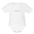 WONENA Future Intentionally Organic Short Sleeve Baby Bodysuit — main product shot