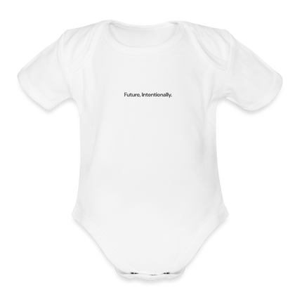 WONENA Future Intentionally Organic Short Sleeve Baby Bodysuit — main product shot