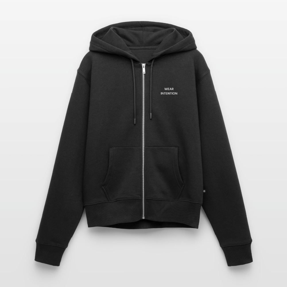 WONENA Wear Intention Women's Premium Organic Zip Hoodie — alternative angle