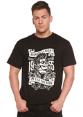Spun Bamboo Rockabilly Night Spun Bamboo® Men's Bamboo Viscose/Organic Cotton Short Sleeve Graphic T-Shirt — main product sho