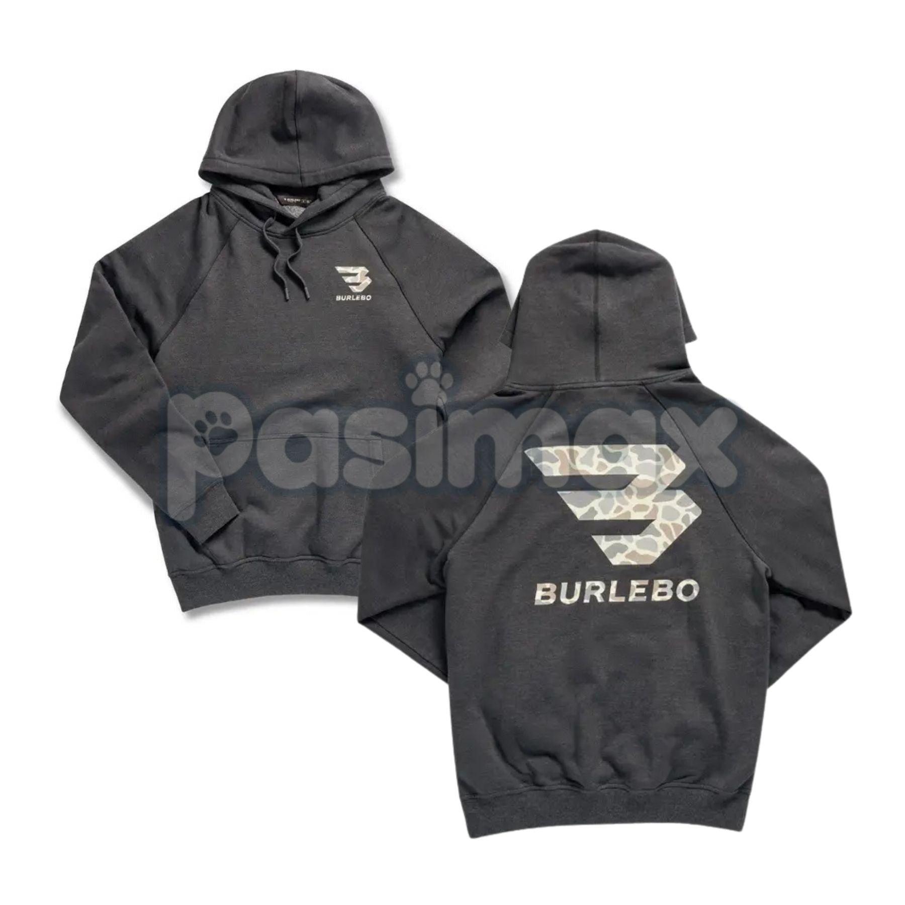 Pasimax BURLEBO Signature Logo Hoodie – Premium Southern Comfort Pullover, Quality Active Outdoors Apparel, Unisex — detail c