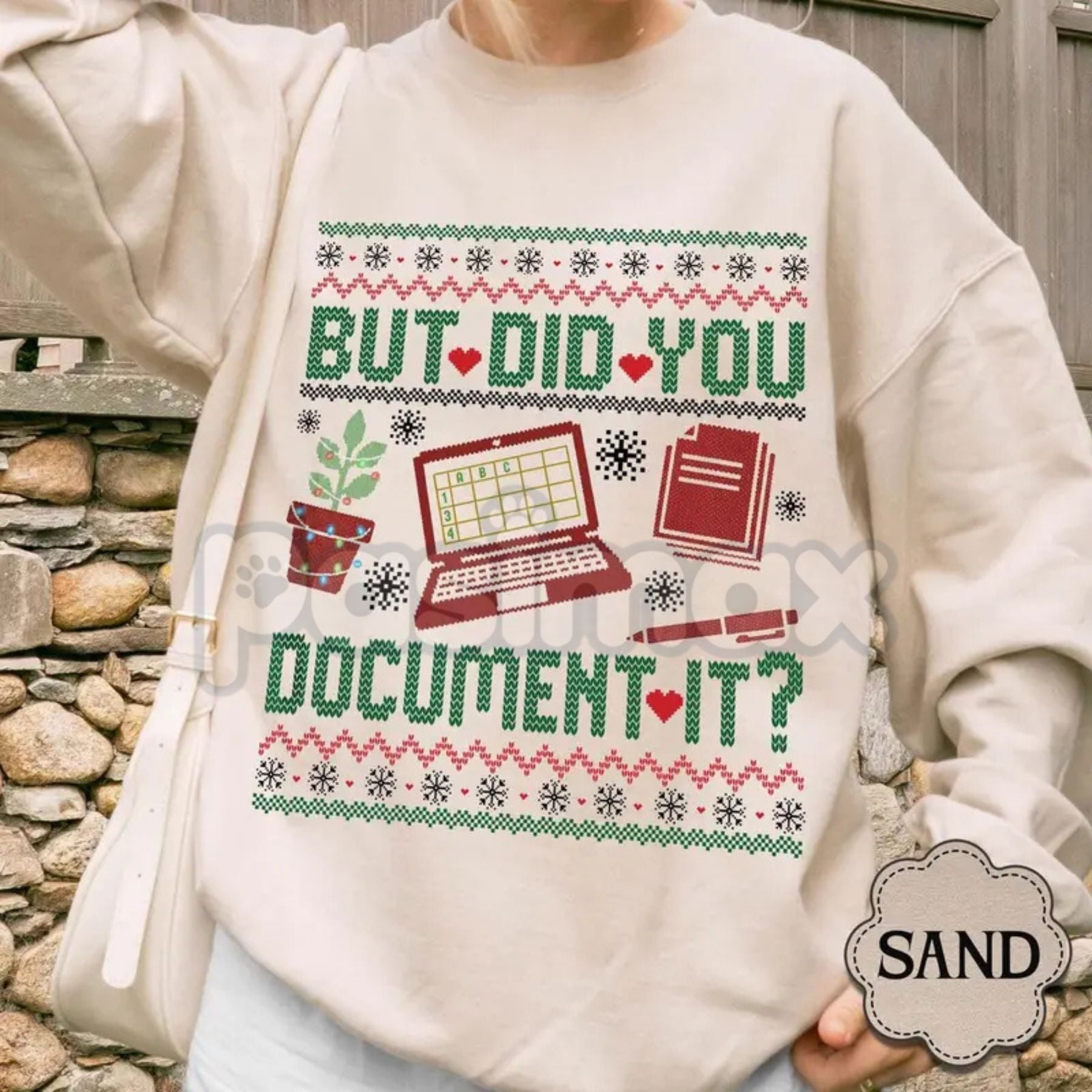 Pasimax "But Did You Document It?" Ugly Sweatshirt | Funny Professional Humor Jumper | Sarcastic Project Manager Xmas Crewnec