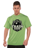 Spun Bamboo Train Hard Men's Bamboo Viscose/Organic Cotton Short Sleeve Graphic T-Shirt — main product shot