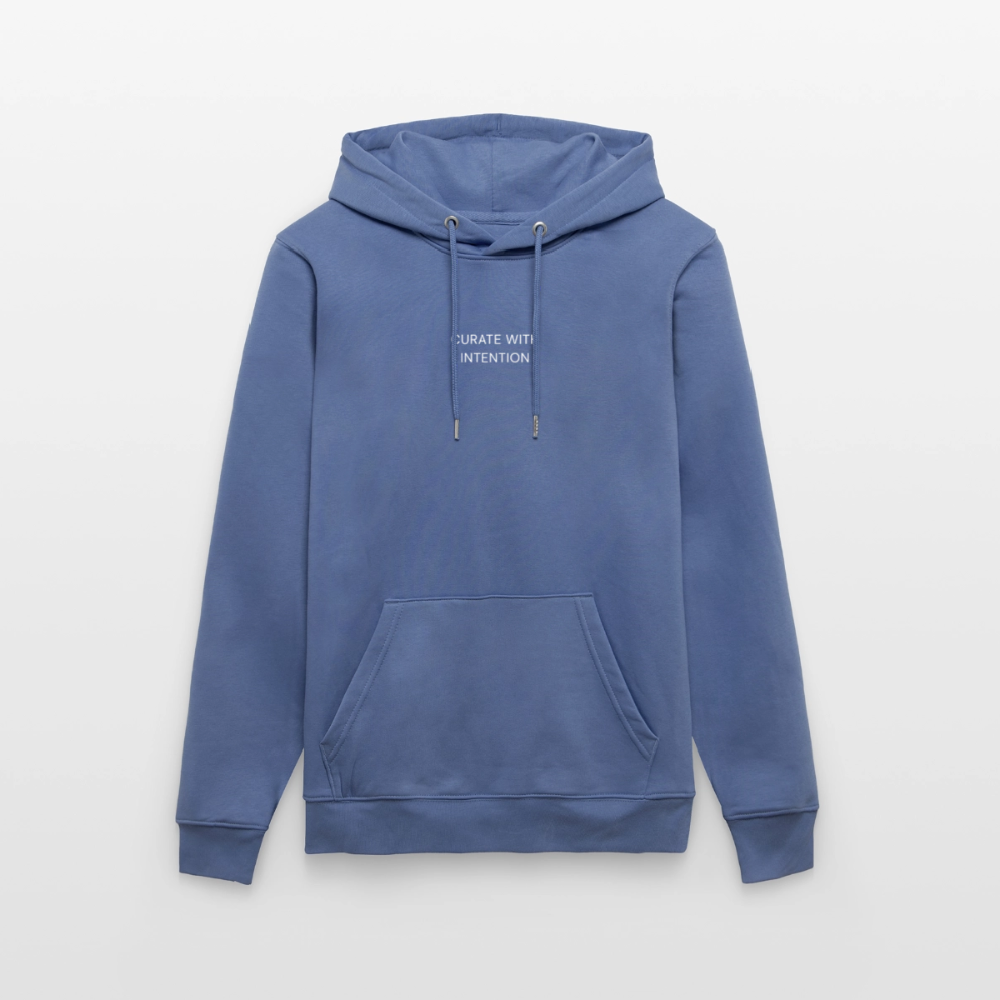WONENA Curate with Intention Heavyweight Unisex Hoodie Cruiser — packaging