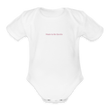 WONENA Made to be Gentle Organic Short Sleeve Baby Bodysuit — main product shot
