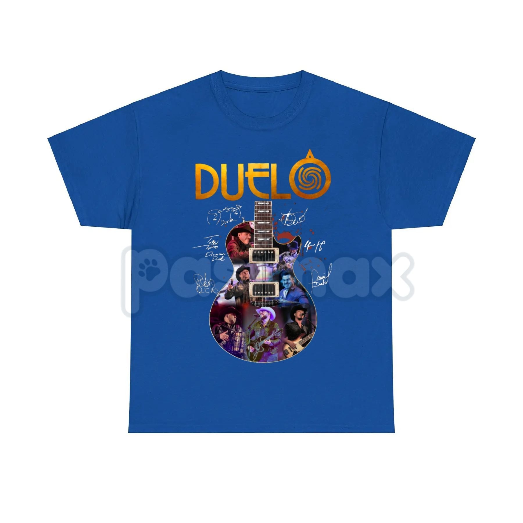 Pasimax Duelo Band Graphic Tee — detail close-up