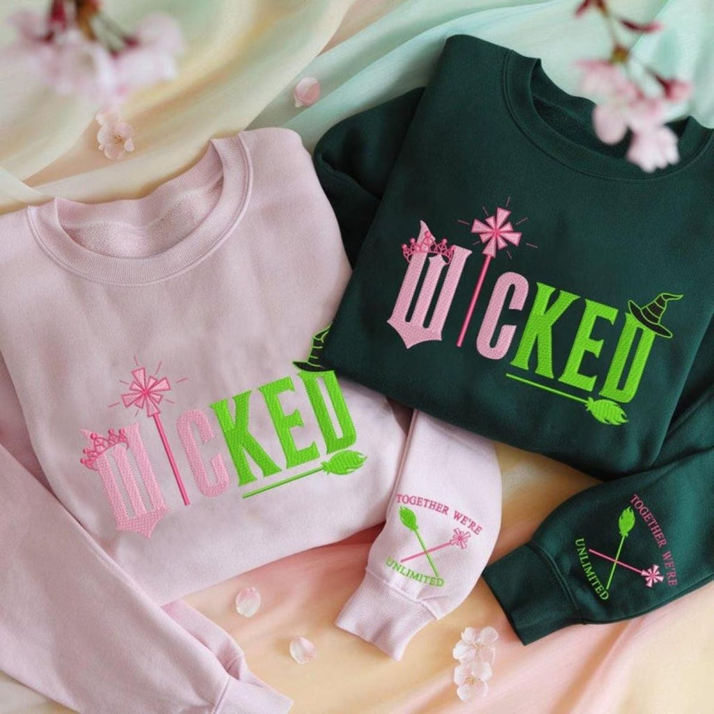 Pasimax Wicked Embroidery Sweatshirt — detail close-up