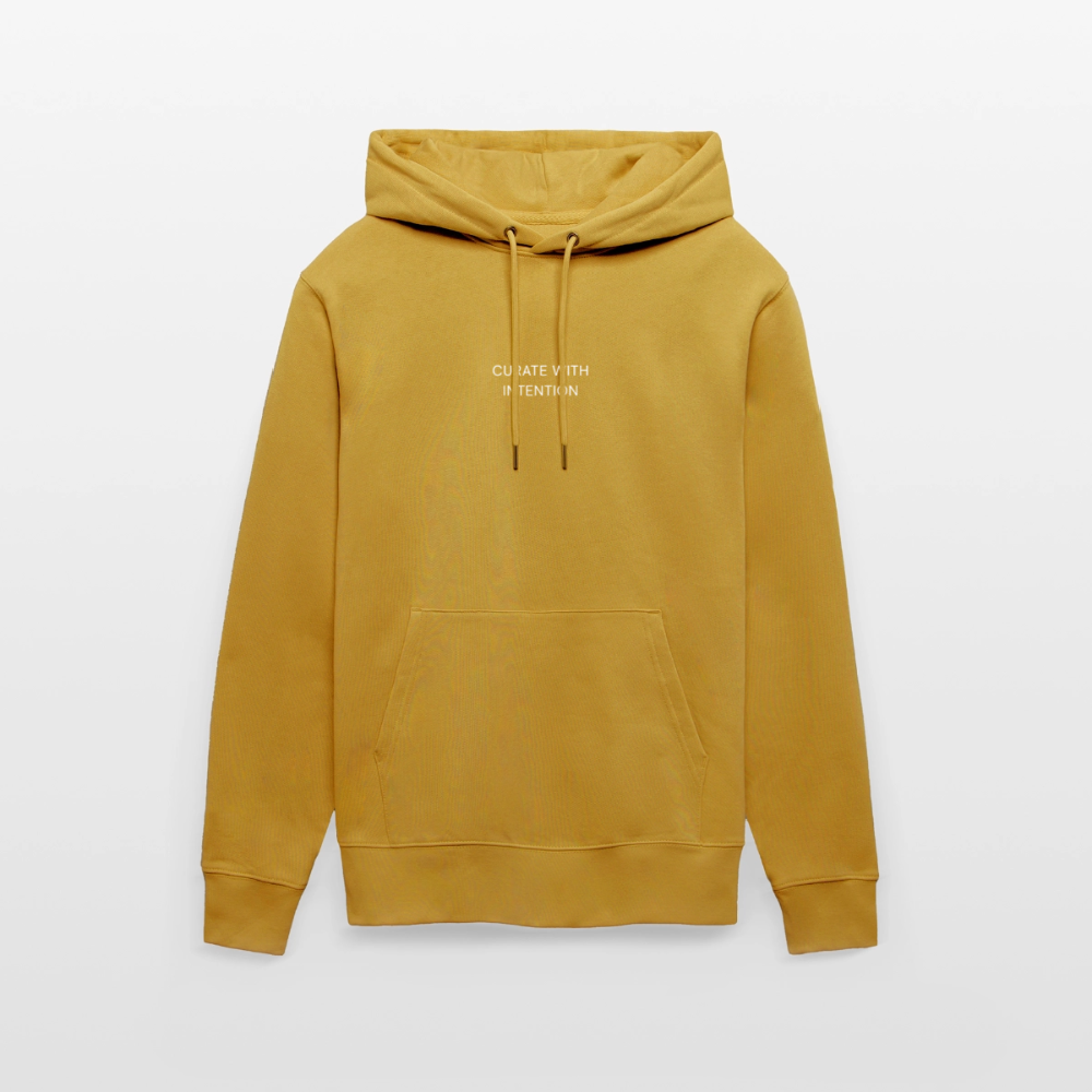 WONENA Curate with Intention Heavyweight Unisex Hoodie Cruiser — size reference