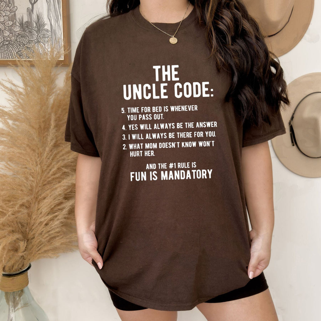 Pasimax "The Uncle Code" T-Shirt — detail close-up