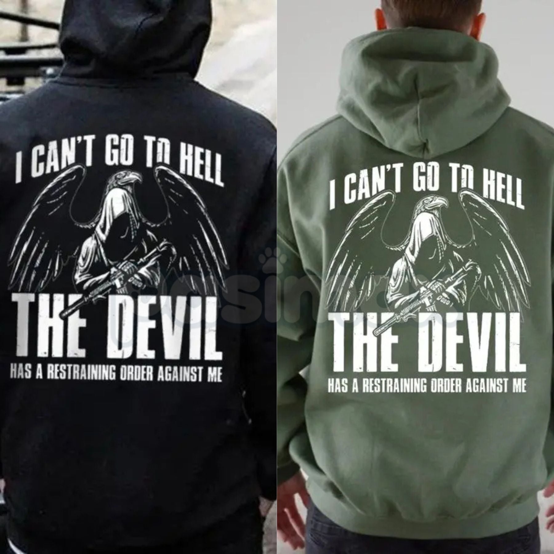 Pasimax Tactical Skull Hoodie – Military Operator Graphic Pullover, Punisher Inspired Gear, Unisex Concealed Carry Apparel — 