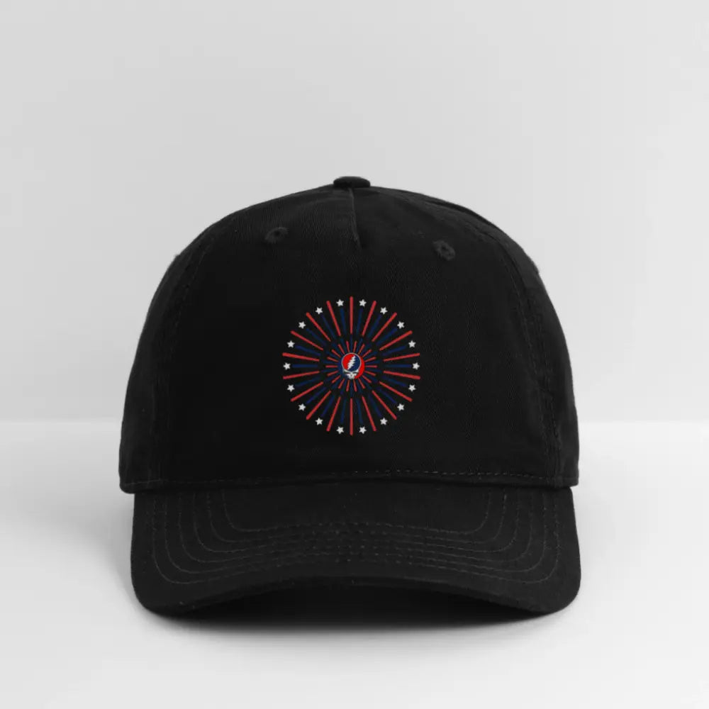 Stealie Fireworks Life is Dead Stealie Dad Hat