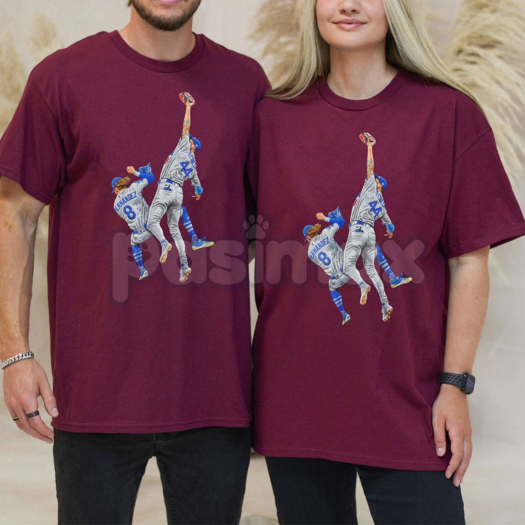 Pasimax The Catch T-Shirt - Willie Mays Legend Tee, Center Field Excellence Apparel, Baseball Athletic Feat Graphic — detail 