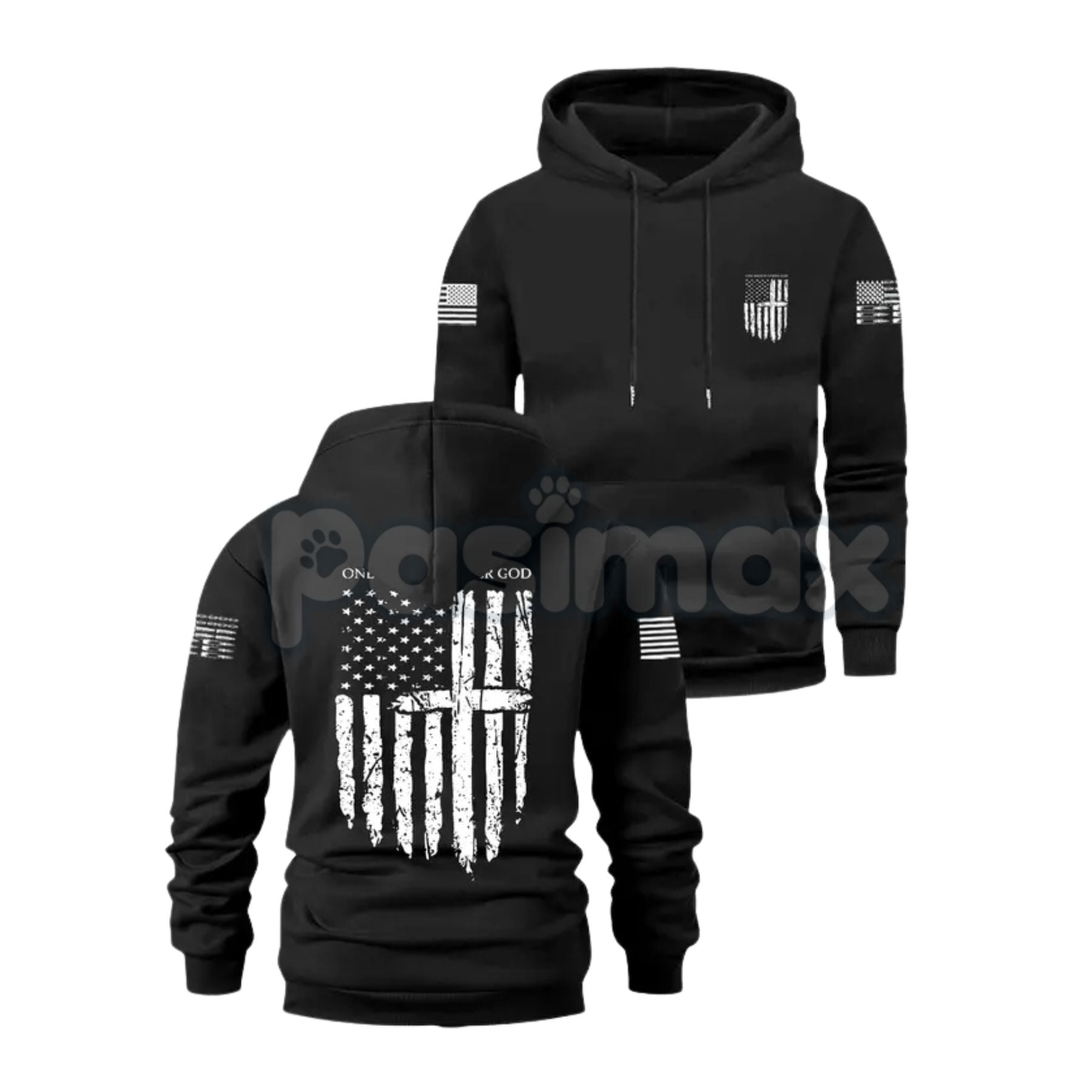 Pasimax Men's Fall Winter Casual Hoodie – Soft Loose Fit Long Sleeve Pullover, Fashion Graphic Design & Perfect Gift Idea, Un
