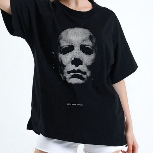 "The Night He Came Home" Michael Myers T-Shirt - Classic Horror Film Tee, Retro Fall Halloween Gift