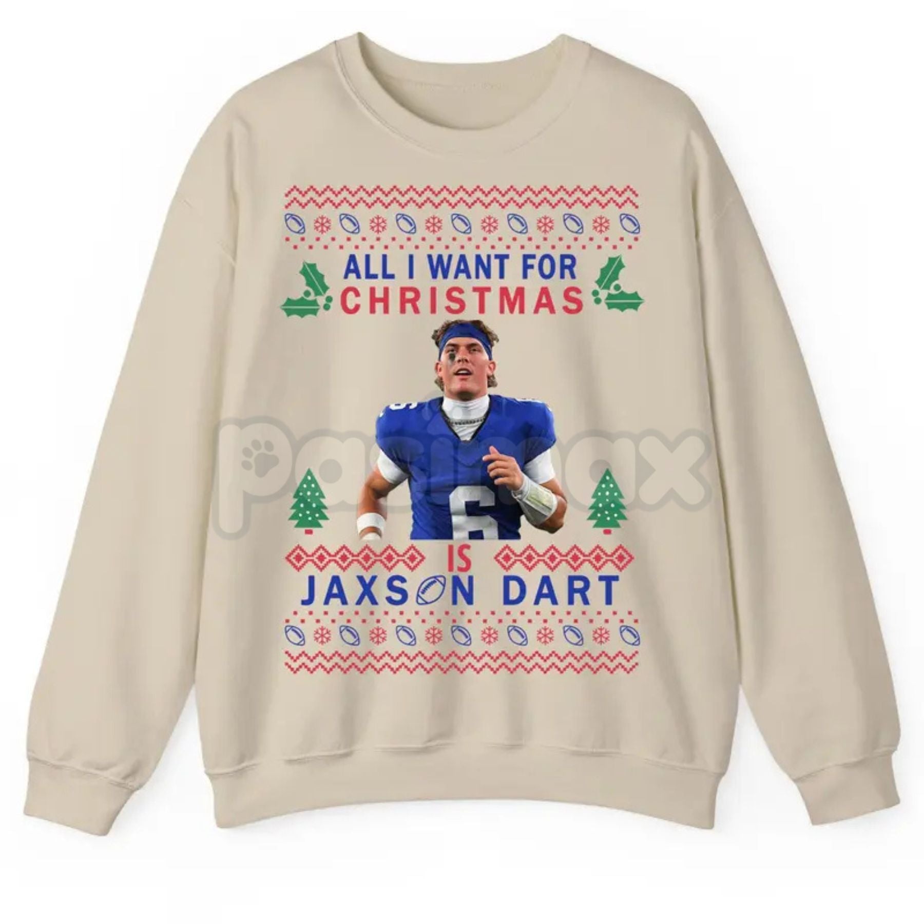 Pasimax "All I Want For Christmas Is Jax Dart" Ugly Sweatshirt | Funny Darts Fan Holiday Crewneck | Unique Sports Gift — deta