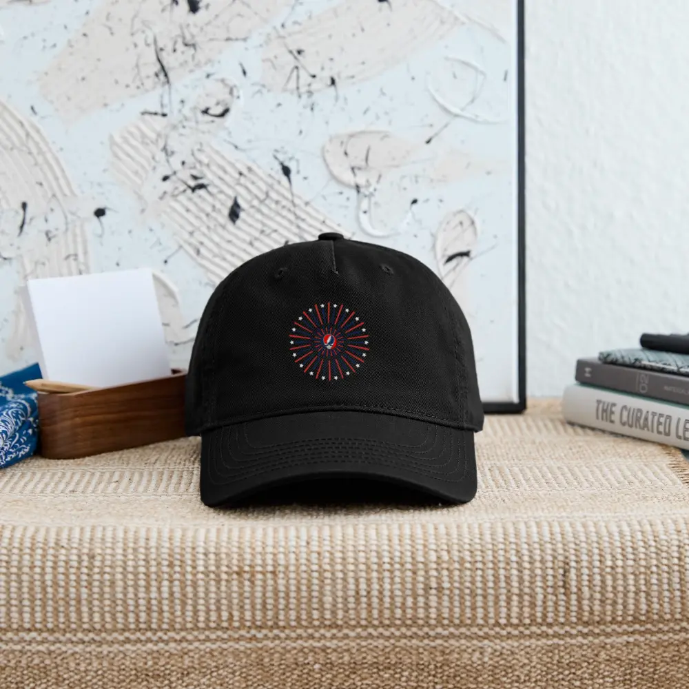 Stealie Fireworks Life is Dead Stealie Dad Hat