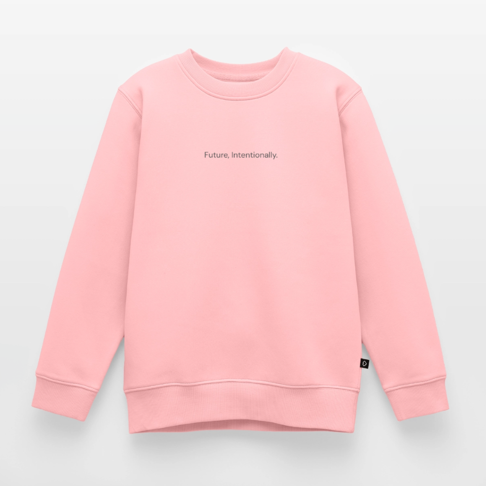 WONENA Future Intentionally Kids’ Premium Organic Sweatshirt — lifestyle context