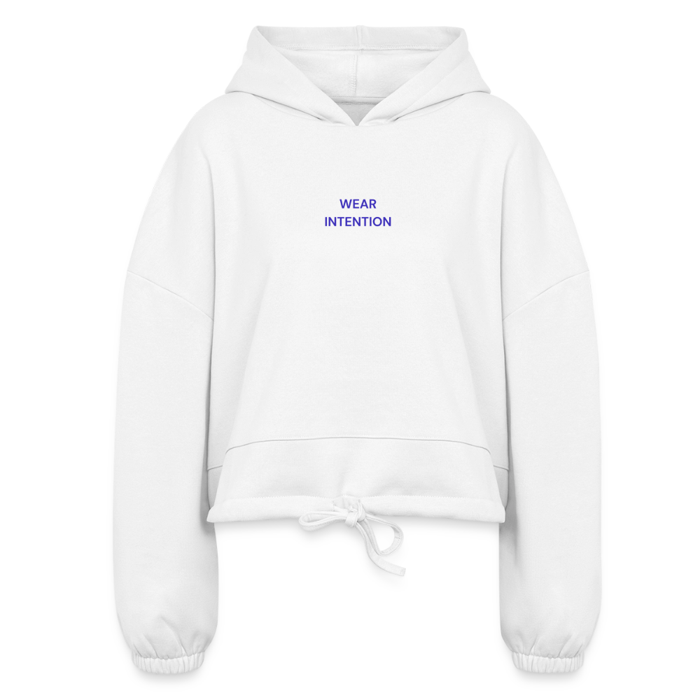 WONENA Go Green Women’s Cropped Hoodie — main product shot