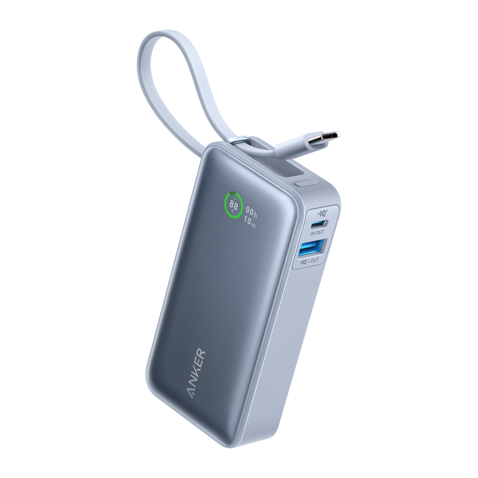 Anker Nano Power Bank (30W, Built-In USB-C Cable), view 13