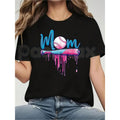 Pasimax "Game Day Hero" Baseball Mom & Dad T-Shirt — detail close-up