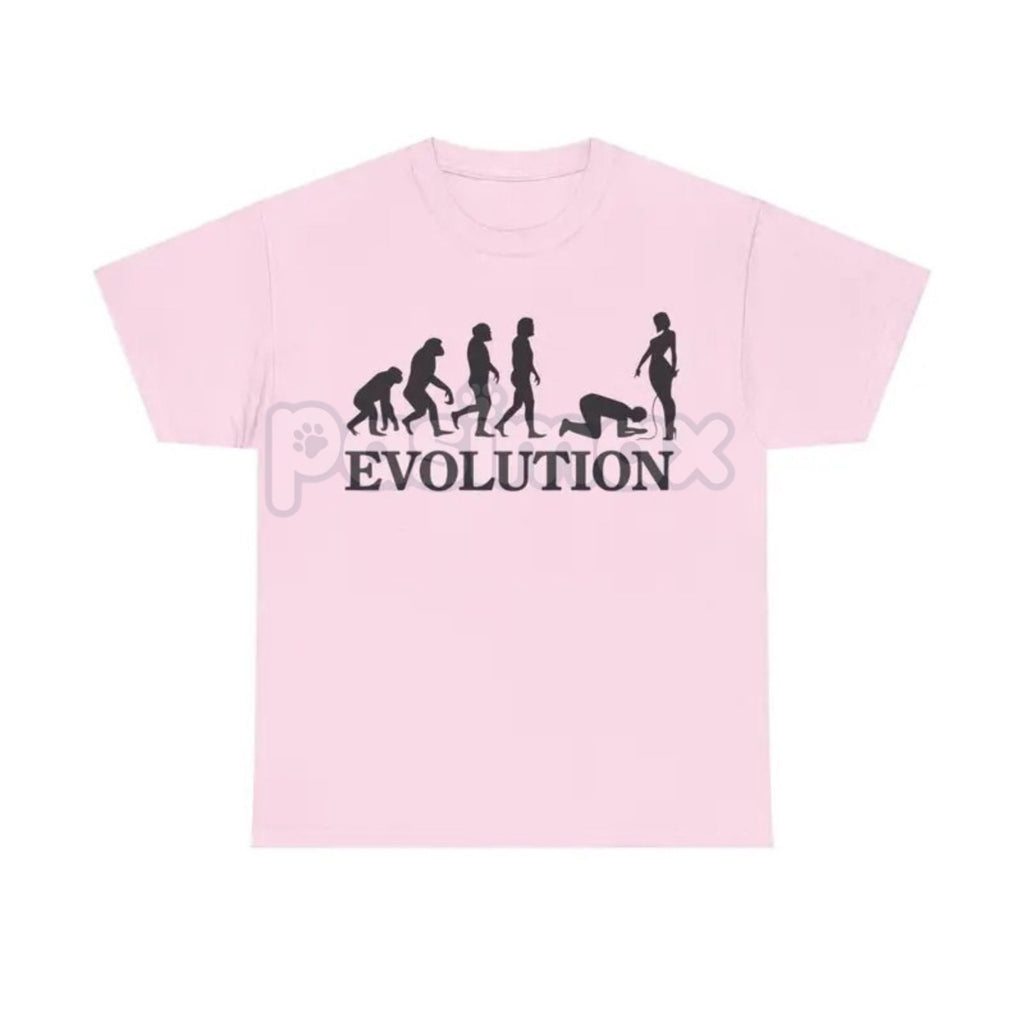 Pasimax "Evolution Simp" Funny Graphic T-Shirt — detail close-up