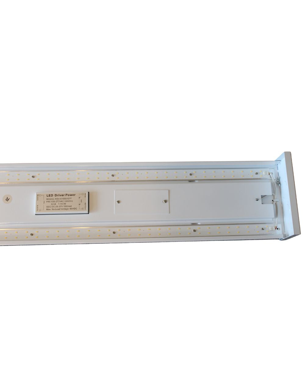49"W Prismatic Wraparound 1-Light Integrated LED Light LightStrip Ceiling Light Fixture by RP Lighting – LampsUSA, view 6