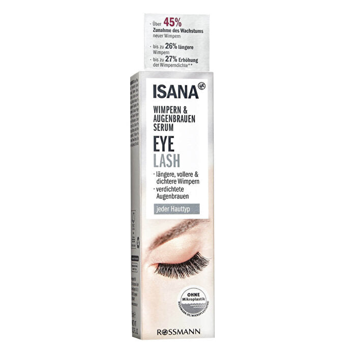 Isana Eyebrow & Lash Serum 6ml - Nourishing Formula | Vegan