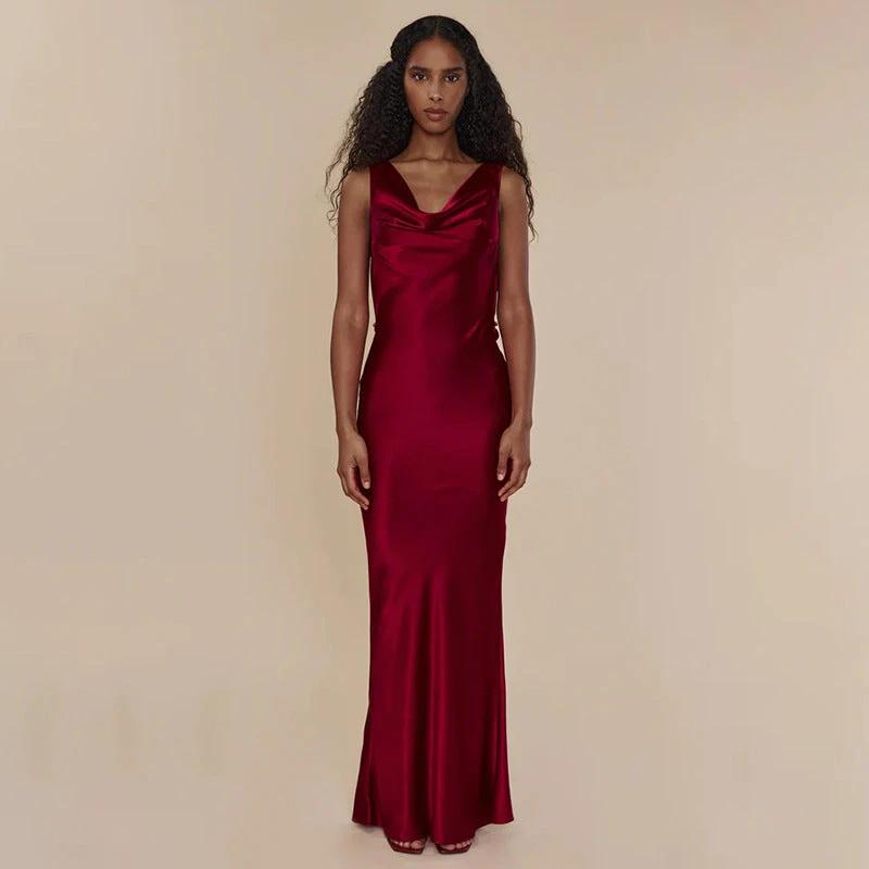 Women's Clothing Banquet Style Evening Lace Up Long Dress
