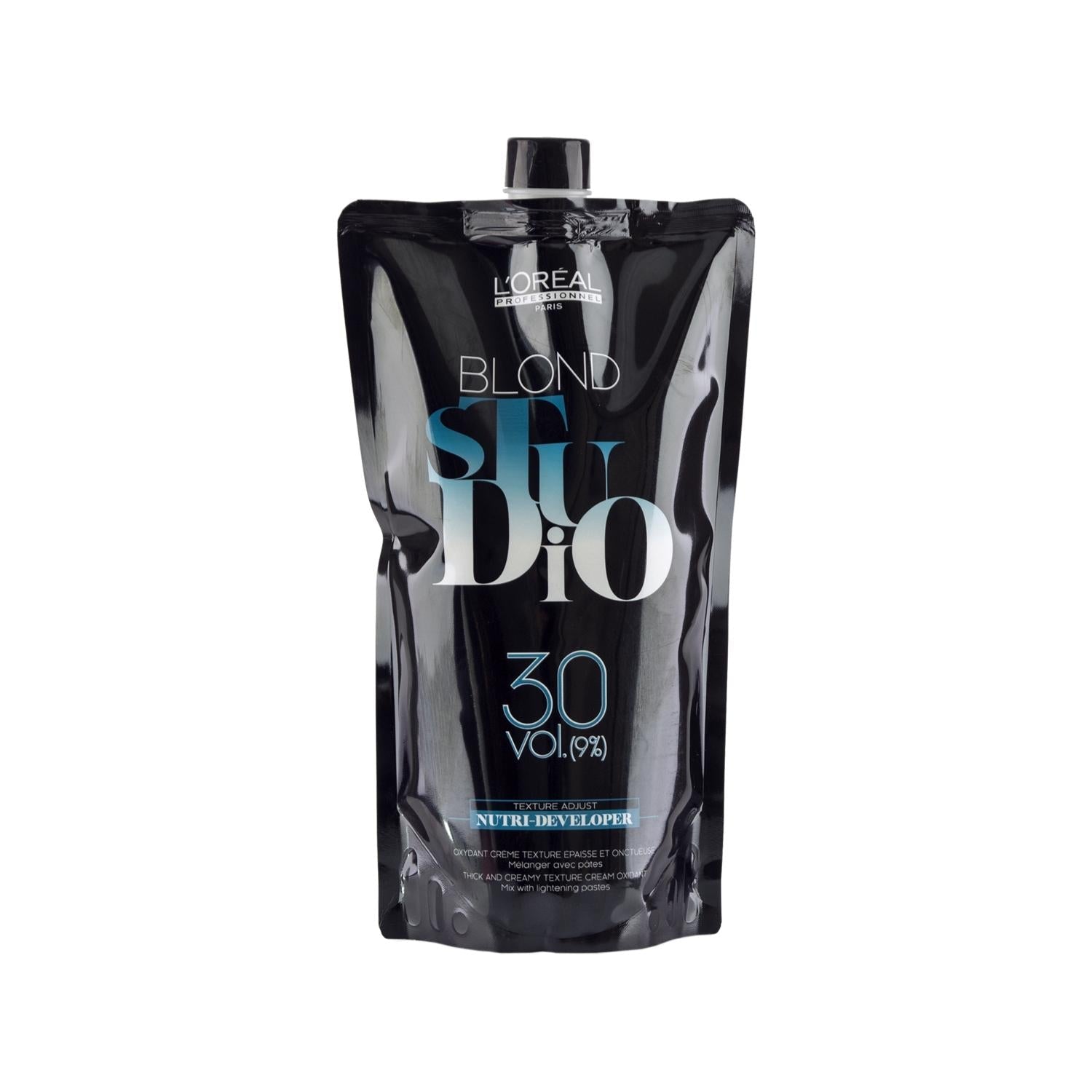 Loreal Professionnel Paris Blond Studio Oksidan %9 30 Vol. Hair Developer - 1000 ml for Professional Hair Bleaching and Coloring