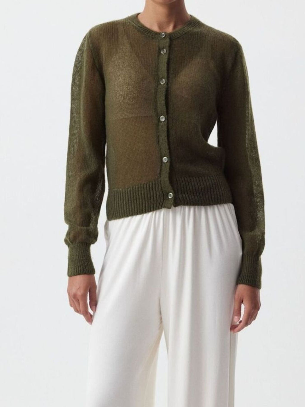 Button Up Long Sleeve Cardigan