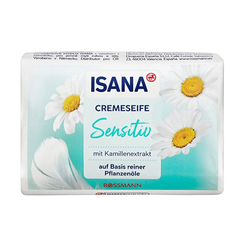 Isana Cream Soap for Sensitive Skin 150g - Gentle Moisturizing Formula | Isana, detail view
