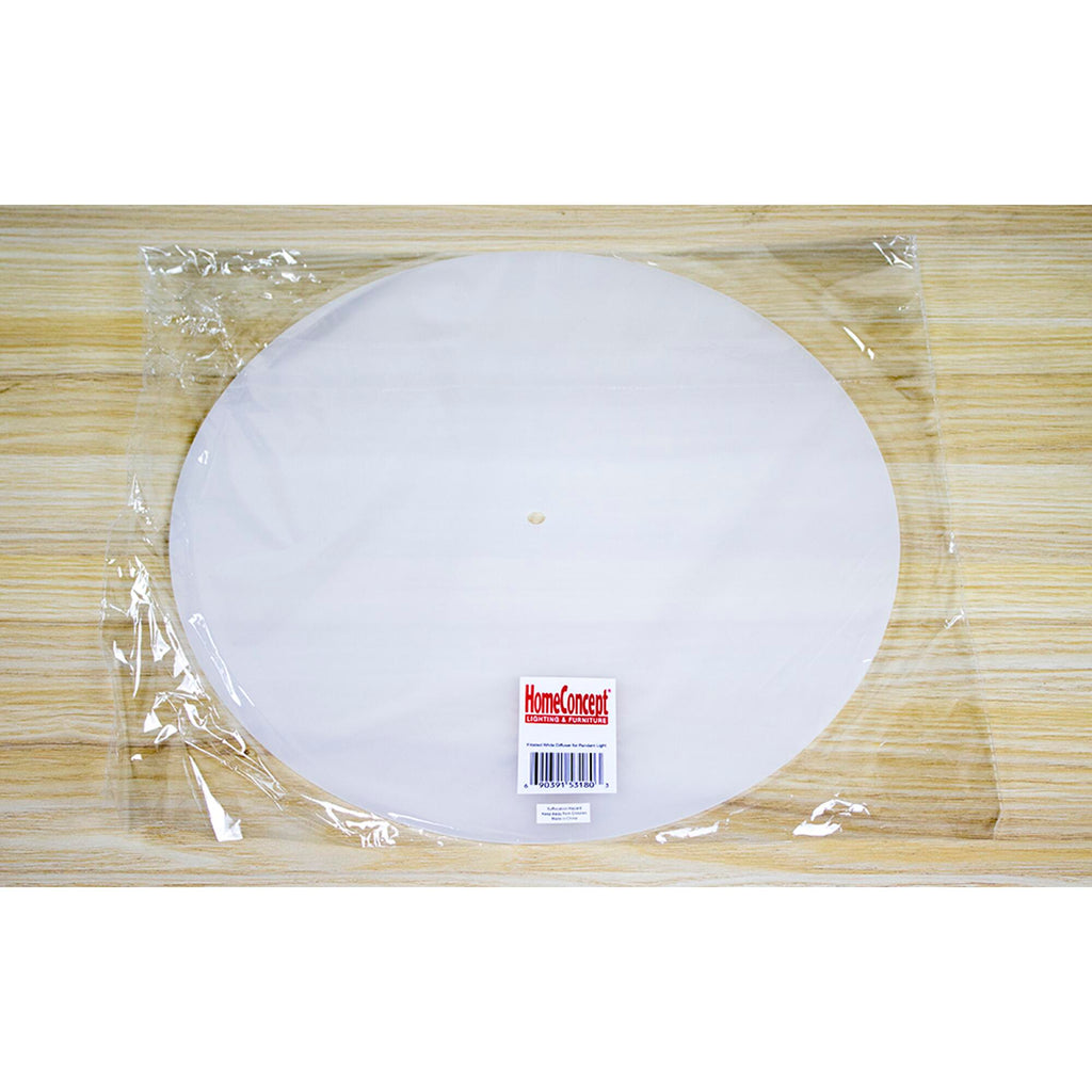 13.5" Round Diffuser Translucent Frosted White – LampsUSA, view 6
