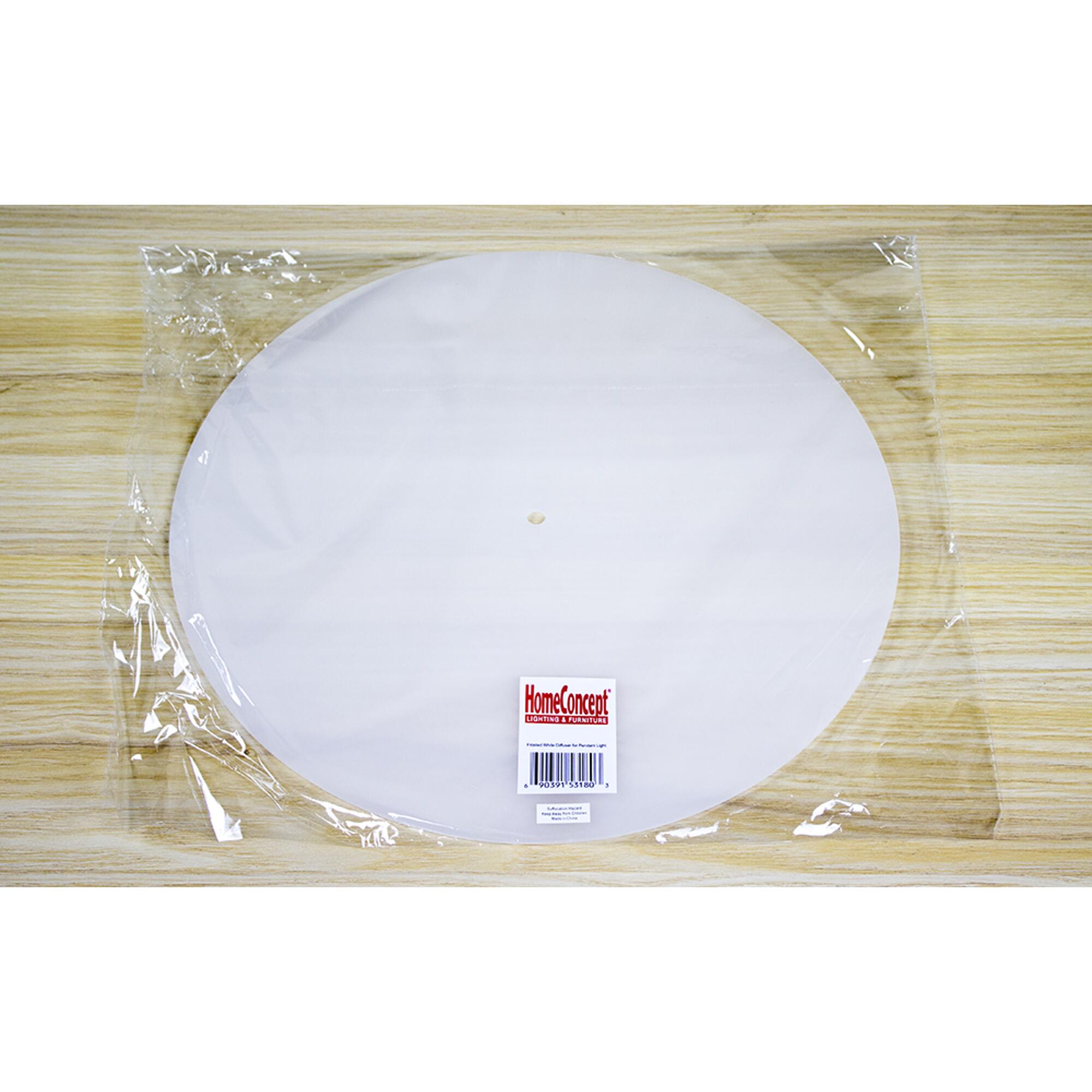 13.5" Round Diffuser Translucent Frosted White – LampsUSA, view 6