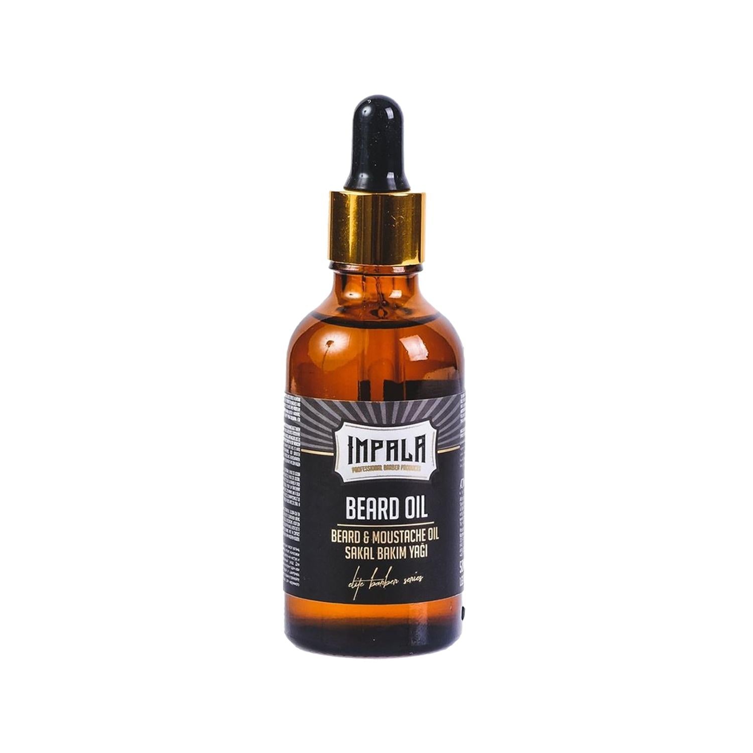 Impala Beard and Mustache Care Oil - Nourishing Grooming Oil for Men, 50ml