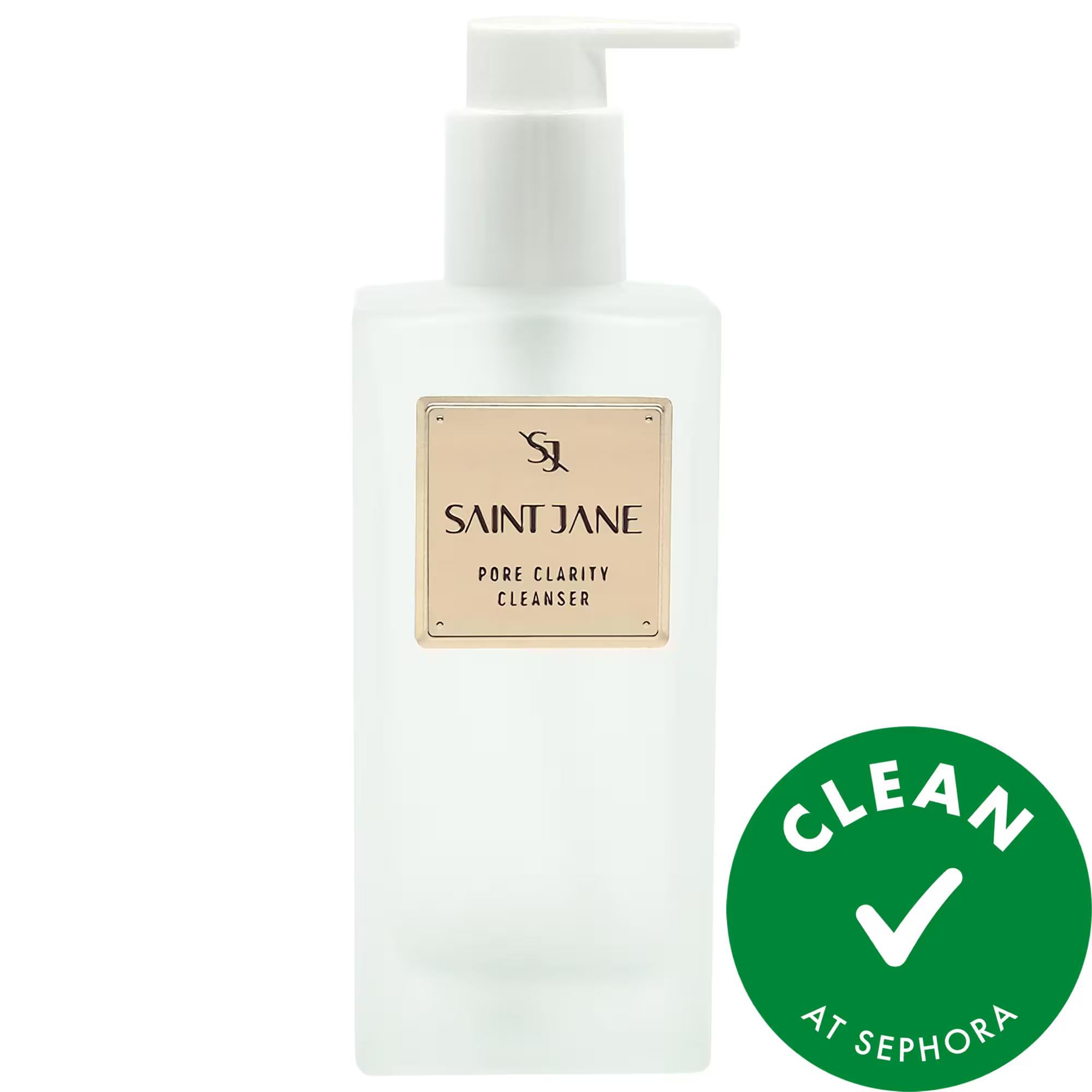 Drunk Elephant Pore Clarity Hyaluronic + Flower Acid Cleanser - Vegan Facial Gel Cleanser for Pores, Dryness, and Dullness