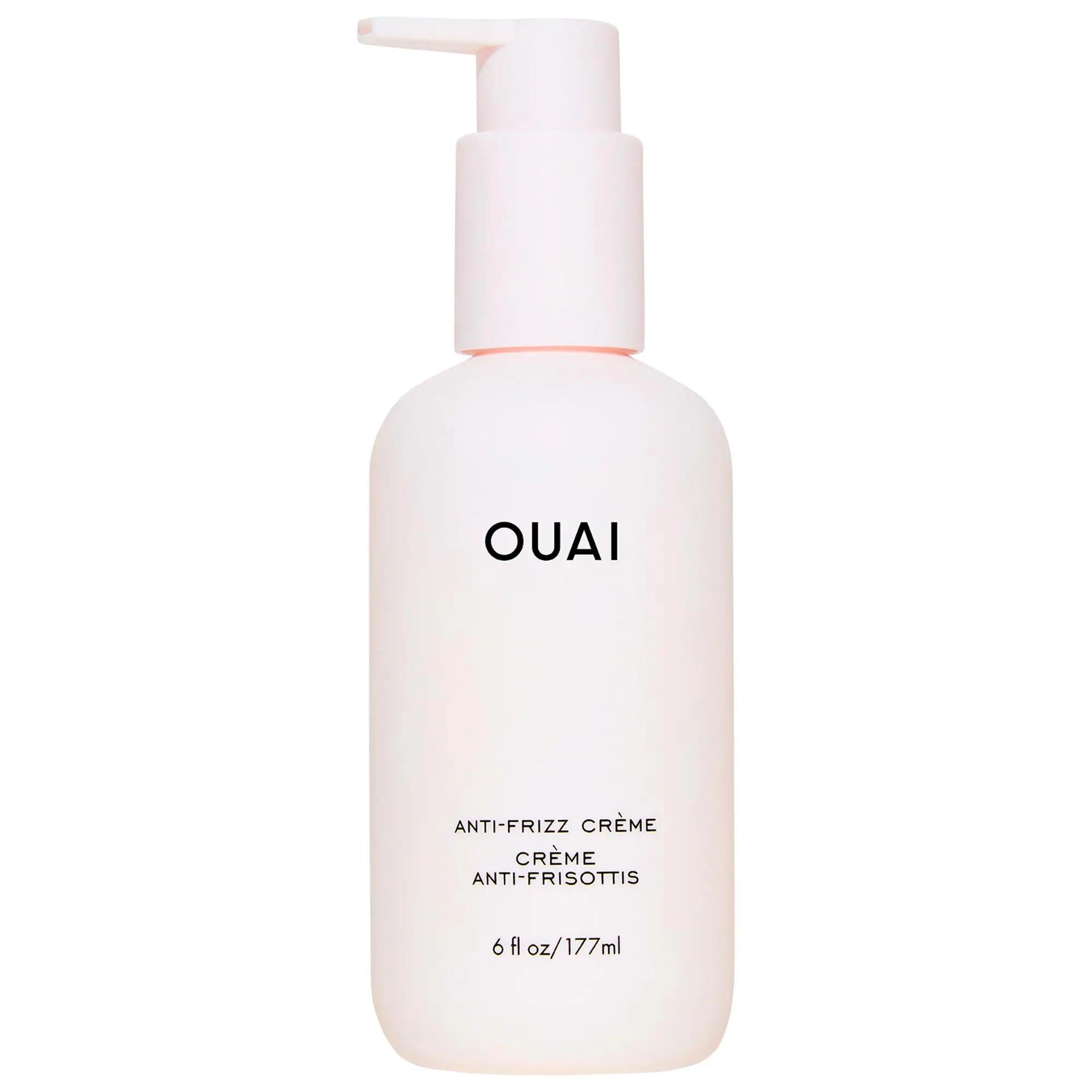 OUAI Anti-Frizz Hair Cream: 72-Hour Frizz Control & Heat Protectant - Vegan, Gluten-Free Styling for Smooth, Shiny Hair