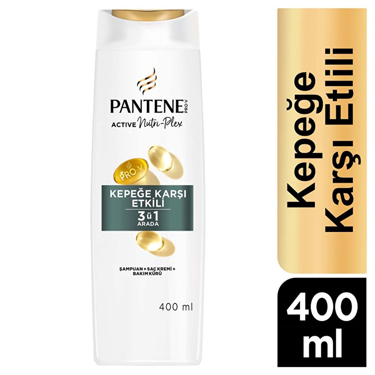 Pantene Anti-Dandruff 3-in-1 Shampoo:  Cleanses, Conditions & Treats Itchy, Flaky Scalp for Stronger, Healthier Hair - 13.5 fl oz