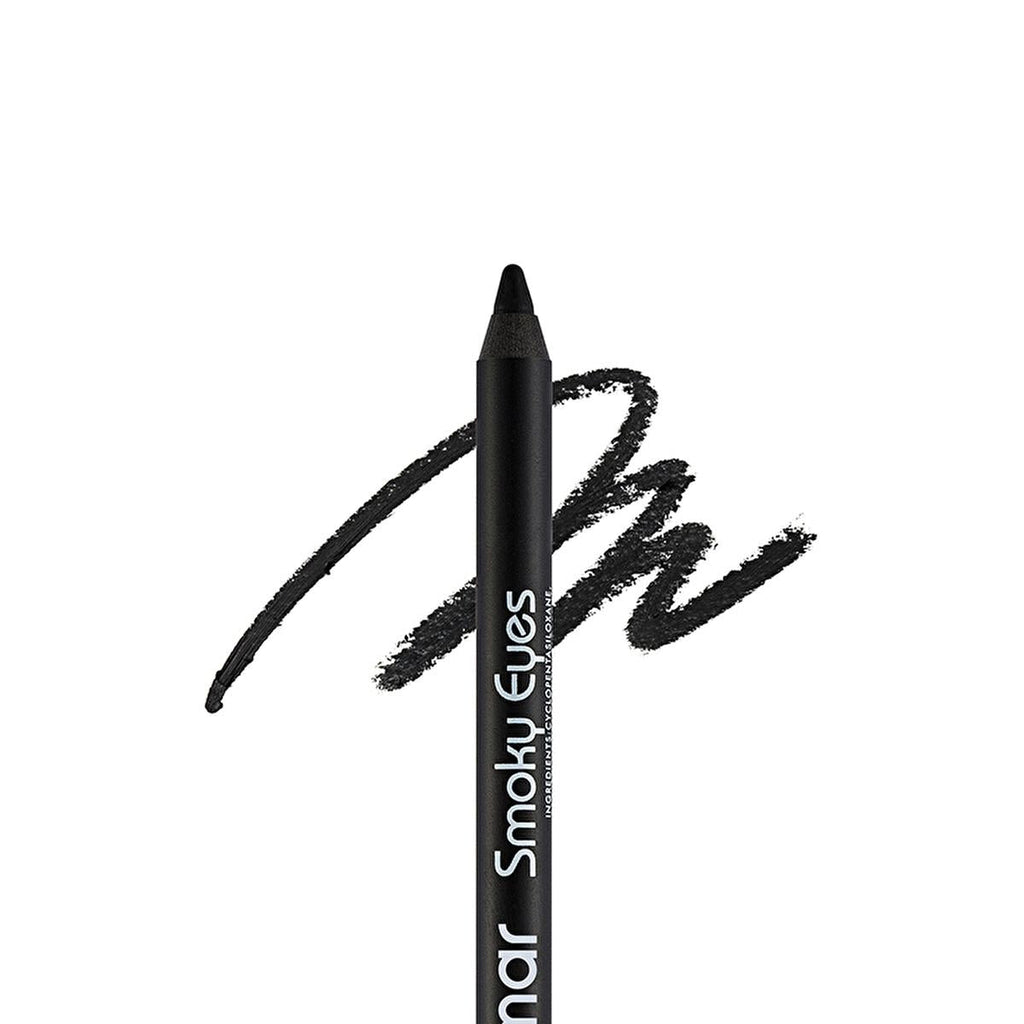 Flormar Smoky Eyes Carbon Black Waterproof Eyeliner - Rich Pigmentation for Stunning Eye Makeup | Ideal for Women and Teenagers