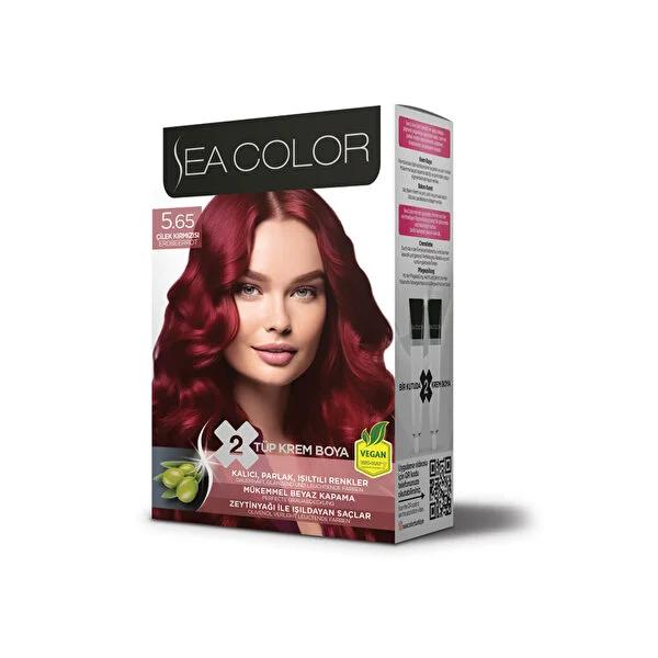 Sea Color Nail Polish - Long Lasting Strawberry Red Nail Color for Vibrant Finish