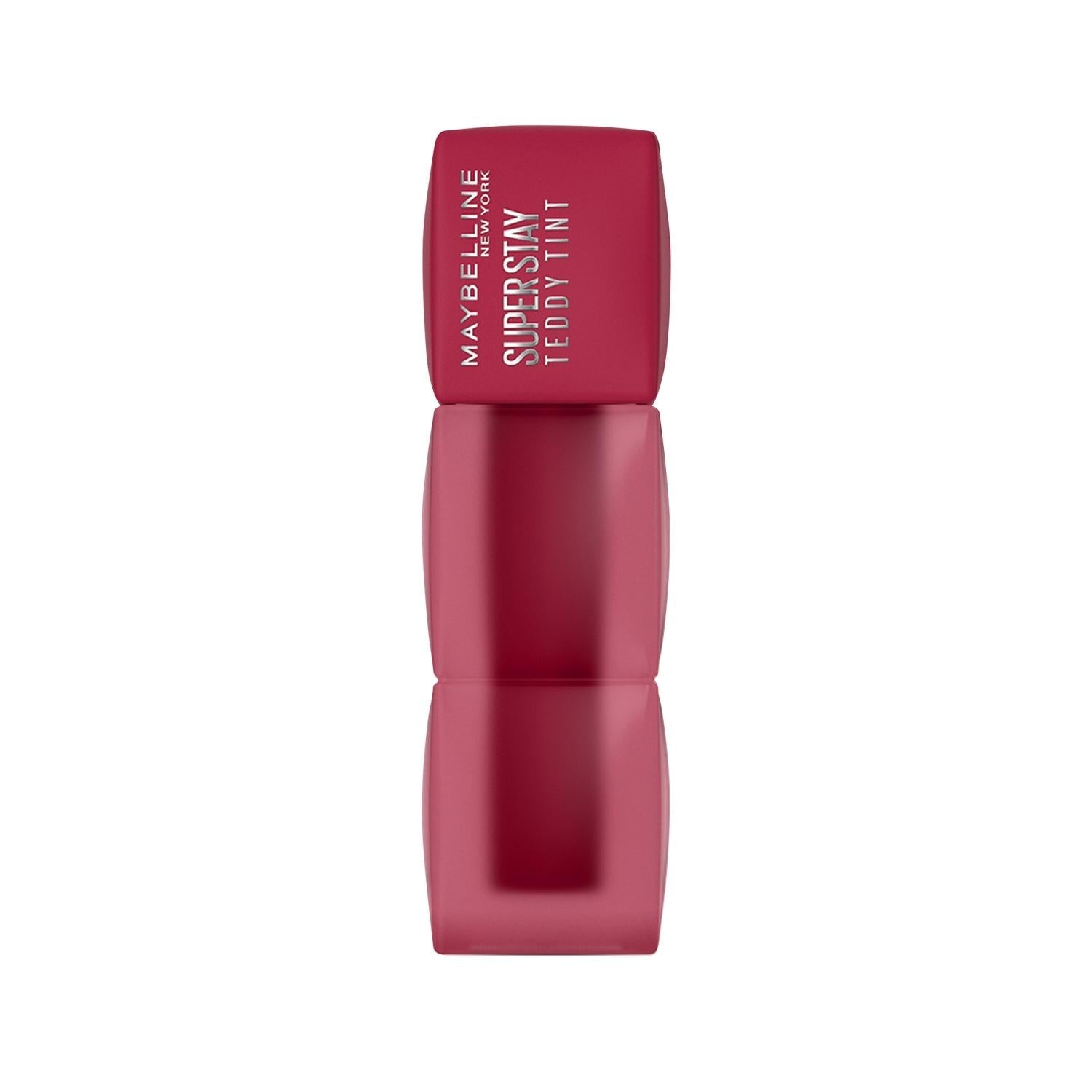 Maybelline Super Stay Teddy Tint: Long Lasting Matte Liquid Lip Tint - 50 Wild at Heart