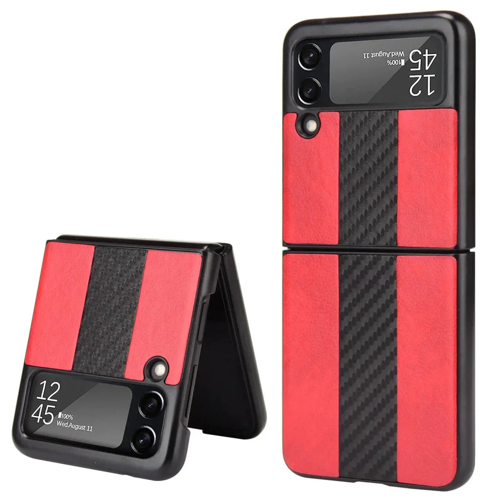 Samsung Z Flip 3 5G Leather Folding Case
