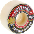Spitfire Wheels F4 Conical Full 54mm 101a - White/Red (Set of 4) by Skates USA